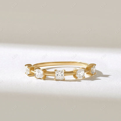 0.50CTW Princess Cut Real Five Diamond Engagement Ring  customdiamjewel 10KT Yellow Gold VVS-EF