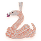 6.00CTW Snake Scales Emoji Cluster Diamond Pendant  customdiamjewel   