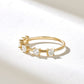 0.50CTW Princess Cut Real Five Diamond Engagement Ring  customdiamjewel   