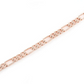 Moissanite Diamond Figaro Link Bracelet  customdiamjewel   