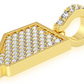 0.35CTW Hip Hop Nevada State Pendant  customdiamjewel   