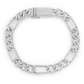 Moissanite Diamond Figaro Link Bracelet  customdiamjewel   
