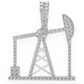 0.90CTW Gold Full Oil Rig Diamond Pendant customdiamjewel