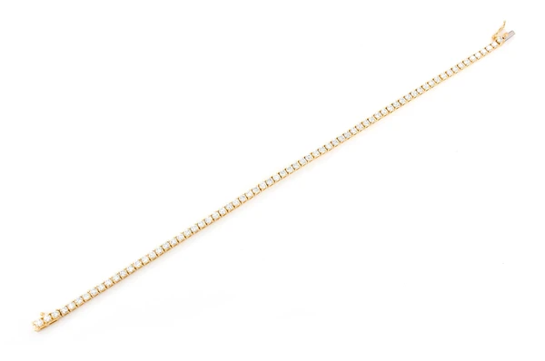 Trendy Diamond Prong Set Tennis Bracelet  customdiamjewel   
