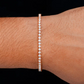 Trendy Diamond Prong Set Tennis Bracelet  customdiamjewel   