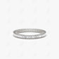 0.75CTW Baguette Cut Lab Grown Diamond Wedding Band  customdiamjewel Sterling Silver White Gold VVS-EF