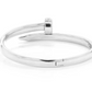 Diamond Gold Plated Nail Bangle Bracelet  customdiamjewel   