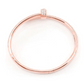 Diamond Gold Plated Nail Bangle Bracelet  customdiamjewel   