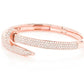 Diamond Gold Plated Nail Bangle Bracelet  customdiamjewel   