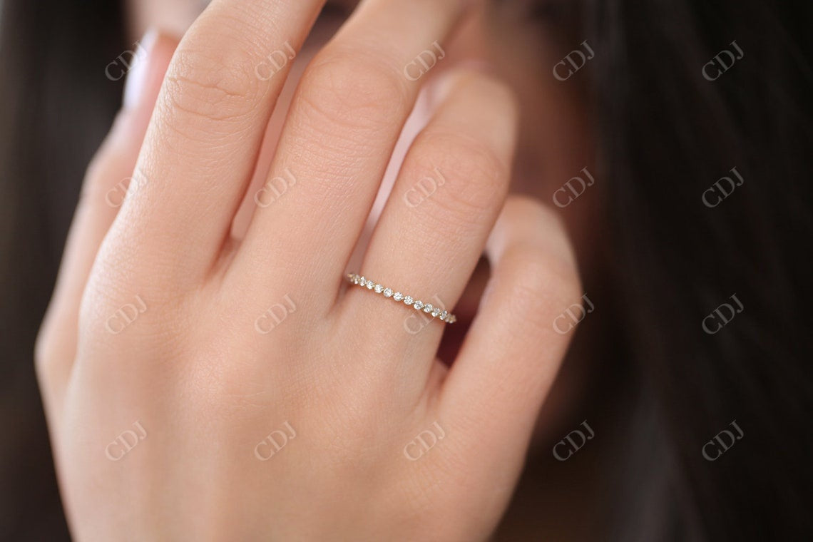 0.30 CTW Shared Prong Lab Grown Diamond Wedding Band  customdiamjewel   