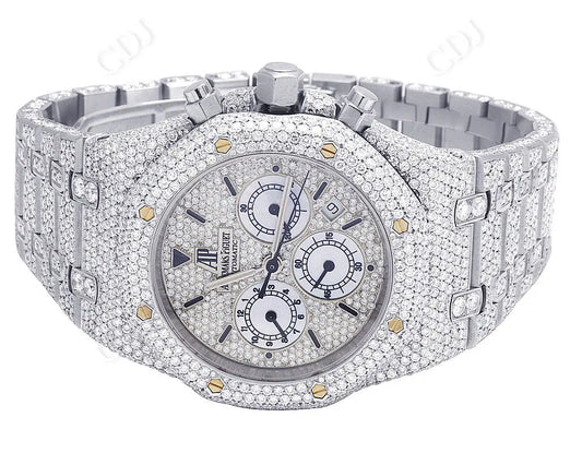 Audemars Piguet Custom Diamond Royal Oak Chronograph Watch customdiamjewel