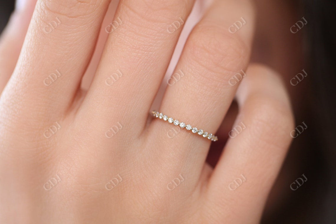 0.30 CTW Shared Prong Lab Grown Diamond Wedding Band  customdiamjewel   