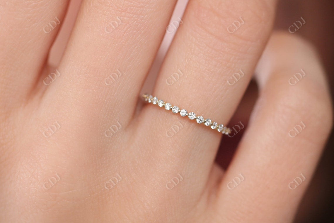 0.30 CTW Shared Prong Lab Grown Diamond Wedding Band  customdiamjewel   