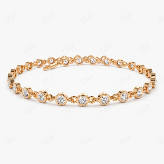 14k Gold 1.85ctw Lab Grown Diamond Tennis Bracelet  customdiamjewel   
