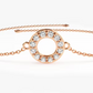 Dainty Moissanite Bracelets for Women  customdiamjewel Sterling Silver Rose Gold VVS-EF