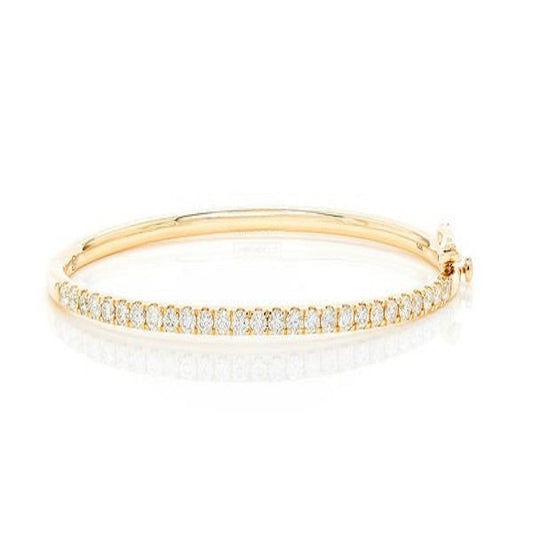 High Quality Scallop Bangle Diamond Bracelet  customdiamjewel   