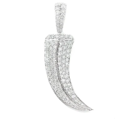 1.50CTW Roman Claw Diamond Solid Gold Pendant customdiamjewel