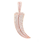 1.50CTW Roman Claw Diamond Solid Gold Pendant customdiamjewel