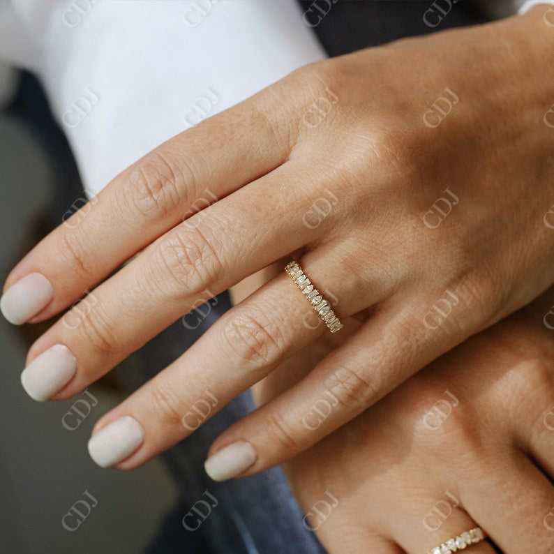 0.64CTW Lab Grown Marquise and Baguette Diamond Band  customdiamjewel   