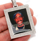 2.85CTW Picture Frame Memory Diamond Pendant  customdiamjewel   