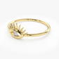 14k Gold Diamond Evil Eye Good Luck Ring  customdiamjewel   