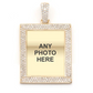 2.85CTW Picture Frame Memory Diamond Pendant  customdiamjewel   