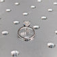 Heart Shaped Moissanite White Gold Engagement Ring  customdiamjewel   