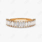 0.64CTW Lab Grown Marquise and Baguette Diamond Band  customdiamjewel 10KT Rose Gold VVS-EF