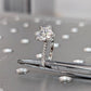 Heart Shaped Moissanite White Gold Engagement Ring  customdiamjewel   