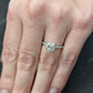 Heart Shaped Moissanite White Gold Engagement Ring  customdiamjewel   