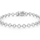 1.50CTW Clover Line Link Diamond Bracelet  customdiamjewel   
