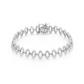 1.50CTW Clover Line Link Diamond Bracelet  customdiamjewel   