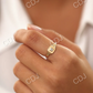 Single Baguette Diamond Pinky Wedding Ring  customdiamjewel   