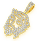 0.65CTW Jesus Silhouette Diamond Pendant  customdiamjewel   