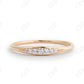 0.11CTW Lab Grown Diamond Wedding Band  customdiamjewel 10KT Rose Gold VVS-EF