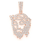 0.65CTW Jesus Silhouette Diamond Pendant  customdiamjewel   