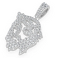 0.65CTW Jesus Silhouette Diamond Pendant  customdiamjewel   