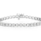 5.00CTW Round Diamond Cluster Link Bracelet  customdiamjewel   