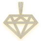 2.50CTW Diamond Stencil Pendant  customdiamjewel   