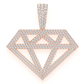 2.50CTW Diamond Stencil Pendant  customdiamjewel   