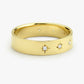 0.11CTW Round Cut Natural Diamond Thick Star Wedding Band  customdiamjewel   