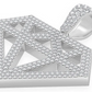 2.50CTW Diamond Stencil Pendant  customdiamjewel   