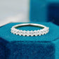 Oval Diamond Full Eternity Band, Moissanite Oval Shape Diamond Wedding Band  customdiamjewel   