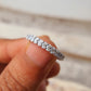 Oval Diamond Full Eternity Band, Moissanite Oval Shape Diamond Wedding Band  customdiamjewel   