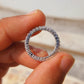 Oval Diamond Full Eternity Band, Moissanite Oval Shape Diamond Wedding Band  customdiamjewel   