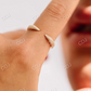 Stackable Open Claw Micro Pave Diamond Ring  customdiamjewel   