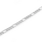 3.50CTW Figaro Link Diamond Bracelet  customdiamjewel   