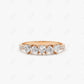 0.70CTW Lab Grown Diamond Heart Cut Micro Pave Ring  customdiamjewel 10KT Rose Gold VVS-EF