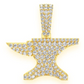 0.50CTW Anvil Diamond Pendant  customdiamjewel   