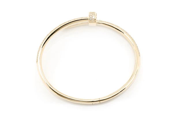 2.75CTW Nail Bangle Diamond Bracelet  customdiamjewel   